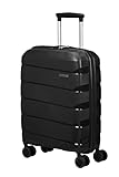 American Tourister Air Move - Spinner S, bagaglio a mano, 55 cm, 32,5 l, colore: Nero, Nero (Black), S (55 cm - 32.5 L), bagaglio a mano