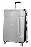American Tourister Tracklite - Spinner M, Trolley Adulti, Argento (Silver), L 78 cm 120 L