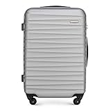 WITTCHEN Groove Line, Luggage Suitcase Unisex Adult, Grigio (Grey), 67 centimeters