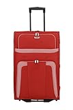 Paklite valigia a 2 ruote dimensione L, serie di valigie ORLANDO: classico trolley morbido dal design senza tempo, 73 cm, 80 litri