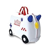 Trunki Valigia da viaggio per bambini e bagaglio a mano per bambini: Abbie Ambulance (bianco)