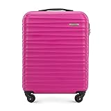 WITTCHEN Groove Line, Luggage Carry On Unisex Adult, Telescoping Handles, Rosa (Pink), 54 centimeters