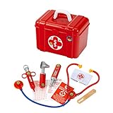 Theo Klein 4431 valigetta da dottore con accessori | Stetoscopio, siringa e molto altro | Valigetta con pratica maniglia | Giocattolo per bambini a partire da 3 anni