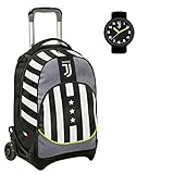 Juventus Trolley Scuola Seven Jack Winner Forever Sgancibile con orologio ufficiale in Omaggio