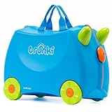 Trunki Valigia Cavalcabile per Bambini – Trolley Bambini Bagaglio a Mano – Valigia Cavalcabile Terrance (Blu)