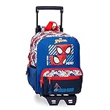 Marvel Spiderman Hero, Bagagli Borsa A Tracolla Bambini E Ragazzi, Blu (Blue), Talla Unica