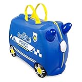 Trunki Valigia Cavalcabile & Trolley da Viaggio Per Bambino: Percy il Poliziotto (Azzurro)