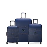 Delsey Paris Chatelet Hardside Bagaglio con Ruote Spinner, Marina Militare, 3 Piece Set 19/24/28, Chatelet Hardside Bagaglio Con Ruote Spinner
