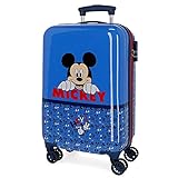 Disney Mickey Moods Trolley cabina Rosso 37x55x20 cms Rigida ABS Chiusura a combinazione numerica 32L 2,5Kgs 4 doppie ruote Bagaglio a mano
