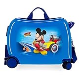 Disney Lets Roll Mickey, Bagaglio Per Bambino, Blu (Blue), 50x49x20 cms