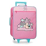 Disney Minnie Pink Vibes Trolley cabina Rosa 35x50x16 cms Morbida Poliestere 25L 1,8Kgs 2 Ruote Bagaglio a mano