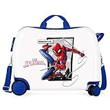 Spiderman Action Ride-On Suitcase 2 Multi-Direction Spinner Wheels
