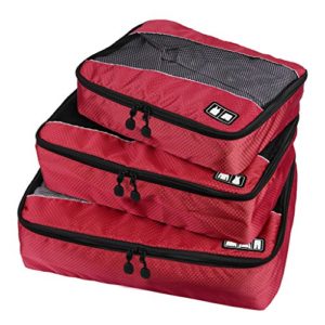 Magictodoor Organizer per valigia, 3 pezzi, Red (rosso) – WD020004 Red