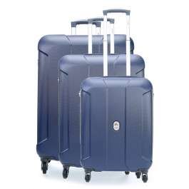 Delsey Cineos Set Set di valigie blu scuro