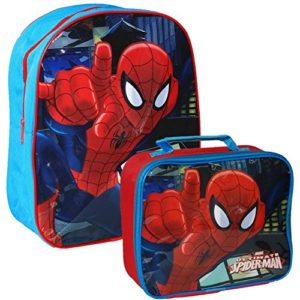Marvel® Ultimate Spider-man Spiderman ufficiale bambini scuola viaggi zaino, borsa e borsa per il pranzo