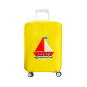 AiSi Cover protettiva per valigia in tessuto non tessuto di alta qualità, protegge dall’usura e dalla polvere, da viaggio, 26 inches (blu) – fct-04