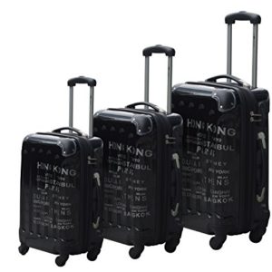 Lifetime Travel Set di valigie con ruote, 3 pezzi, 184 Litri, Set di valigie, 871125256580, 871125256580