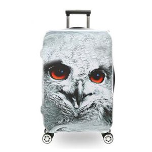 Dometool Copertura del bagaglio di viaggio di viaggio 3D Animale Protezione del sacchetto della valigia Copertura del tessuto di stirata,adatto per 25″-28″